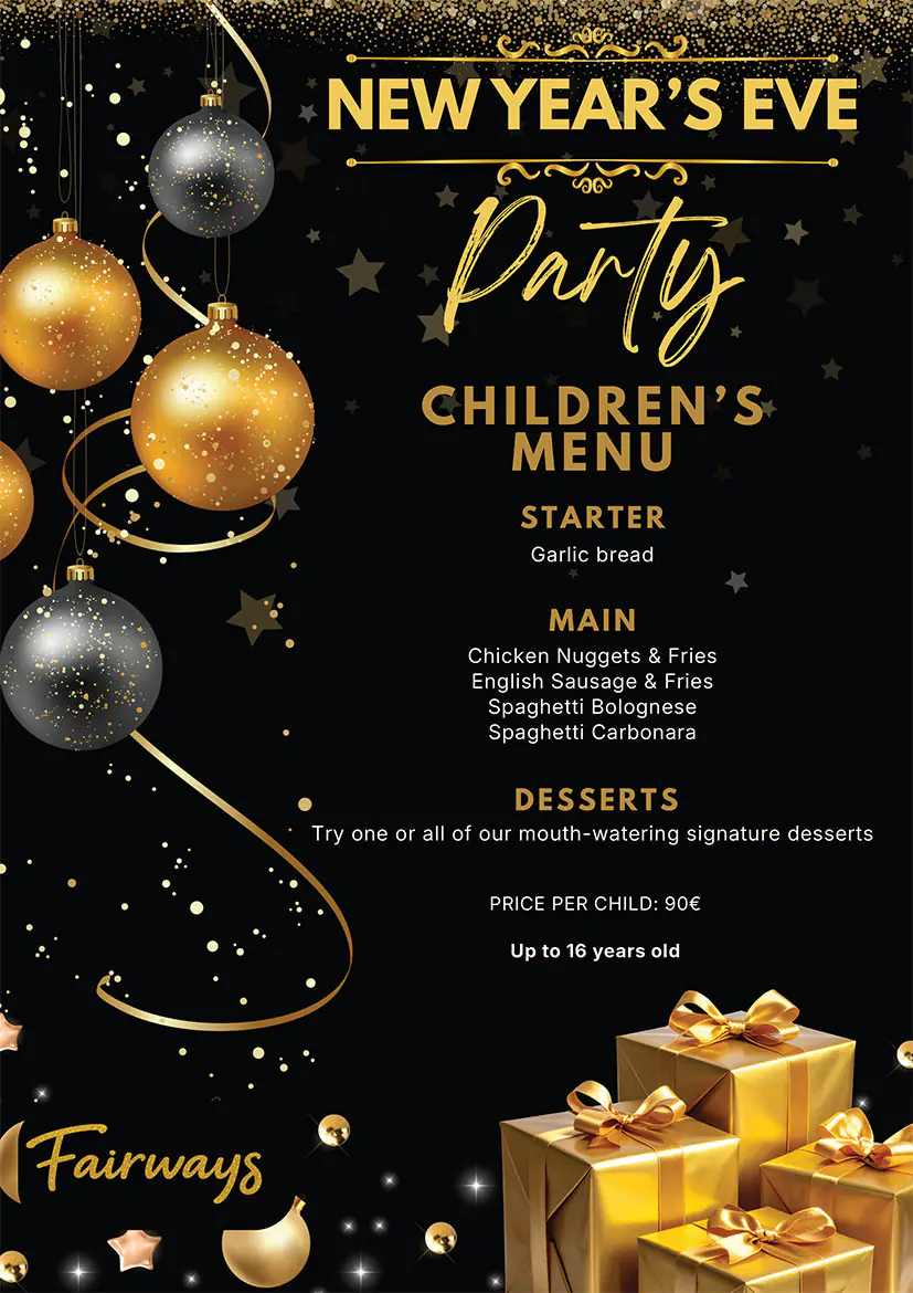 fairways restaurant New Years Eve 2026villamartin plaza 2