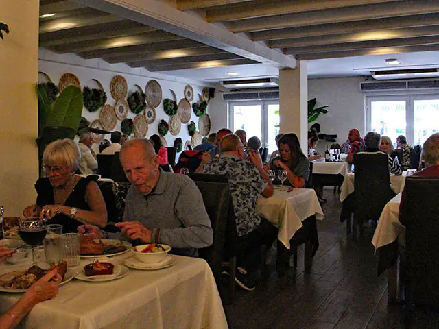 Fairways Restaurant Villamartin Plaza terrace indoor dining march 2023 6