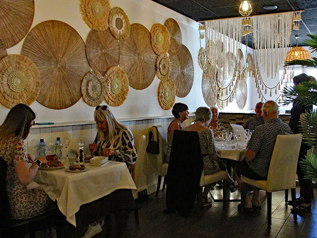 Fairways Restaurant Villamartin Plaza terrace indoor dining march 2023 8