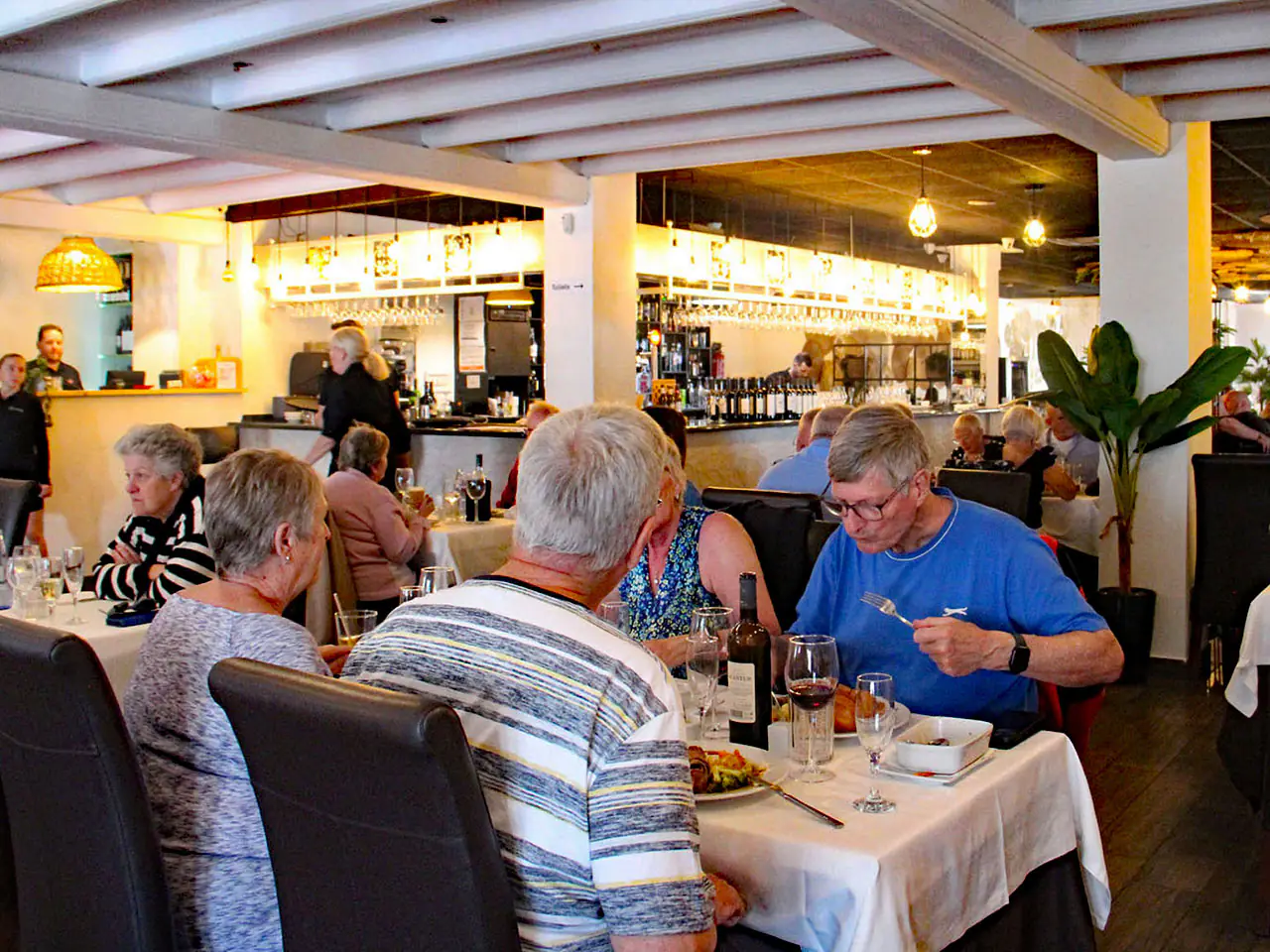 Fairways Restaurant Villamartin Plaza terrace indoor dining march 2023 10